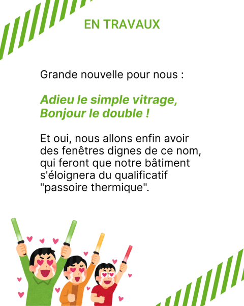 TRAVAUX du 22/04 au 13/06