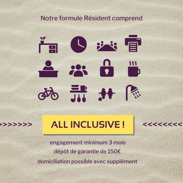 PROMOTION ESTIVALE :  -50% sur la FORMULE RÉSIDENT