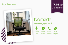 Notre zone d'activité pour ce service Location de bureaux équipés et privatifs